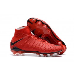 Nike Nuove Hypervenom Phantom III FG Neymar Scarpe Da Calcetto - Rosso Nero