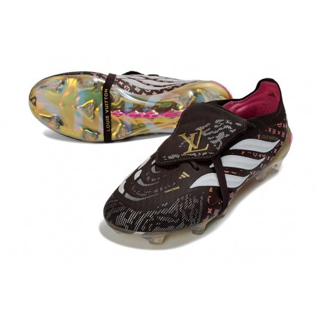 Scarpe da Calcio adidas Predator 26 Elite FT FG Nero Oro Bianco