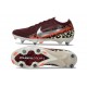 Nike Mercurial Vapor 16 Elite SG Pro Borgogna / Argento Metallizzato / Rosso / Fossile