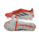 adidas Predator 26 Elite FT FG Rosso Lucido Nero Core Ftwr Bianco