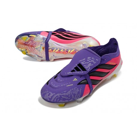 Scarpe da Calcio adidas Predator 26 Elite FT FG Viola Rosa Nero