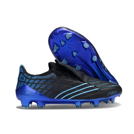 Adidas F50 Elite FG Spider Nero Blu Azzurro Indaco Edizione Limitata