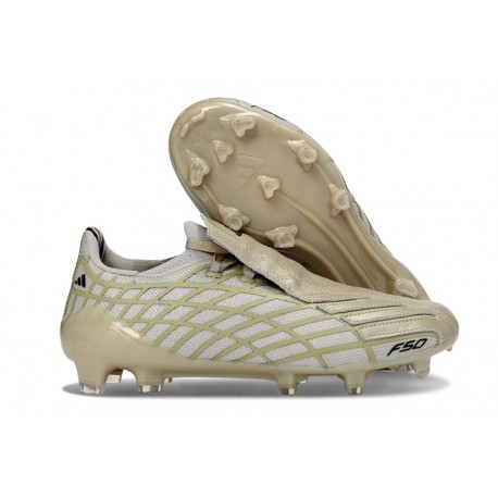 Adidas F50 Elite FG Spider Scarpe Oro Grigio
