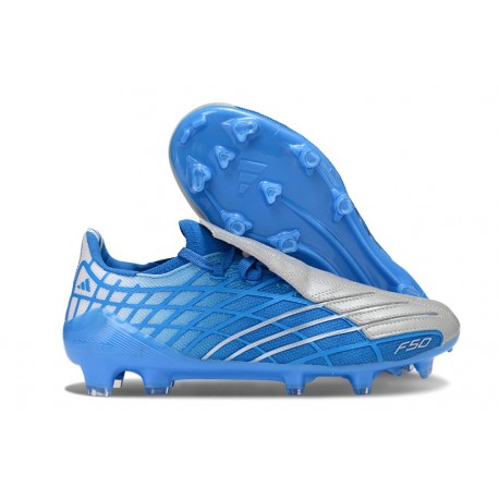 Adidas F50 Elite FG Spider Scarpe Blu Argent