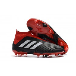 Scarpe Calcio Adidas Predator 18+ FG - Nero Rosso