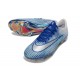 Scarpe da Calcio Nike Mercurial Vapor 17 Elite FG Blu Bianco Argento