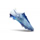 Scarpe da Calcio Nike Mercurial Vapor 17 Elite FG Blu Bianco Argento