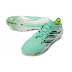 Scarpe da Calcio adidas Predator Elite L FG Verde Argento