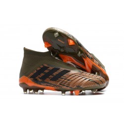 Scarpe Calcio Adidas Predator 18+ FG - Oliva Nero Arancio