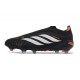 Scarpa Nuovo adidas Predator Elite Laceless FG Nero Bianco