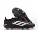 Scarpa Nuovo adidas Predator Elite Laceless FG Nero Bianco