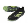 Scarpa Nuovo adidas Predator Elite Laceless FG Nero Verde Lime