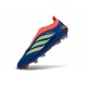 Scarpa Nuovo adidas Predator Elite Laceless FG Blu Arancione Verde Lime