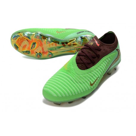 Scarpa Nike Phantom 6 Elite Low FG Verde Oro