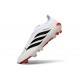 Scarpa Nuovo adidas Predator Elite Laceless FG Bianco Rosso Nero