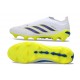 Scarpa Nuovo adidas Predator Elite Laceless FG Bianco Giallo Blu