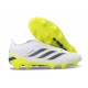 Scarpa Nuovo adidas Predator Elite Laceless FG Bianco Giallo Blu
