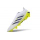 Scarpa Nuovo adidas Predator Elite Laceless FG Bianco Giallo Blu
