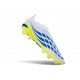 Scarpa Nuovo adidas Predator Elite Laceless FG Bianco Giallo Blu