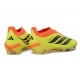 Scarpa Nuovo adidas Predator Elite Laceless FG Giallo Arancio Nero