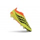 Scarpa Nuovo adidas Predator Elite Laceless FG Giallo Arancio Nero