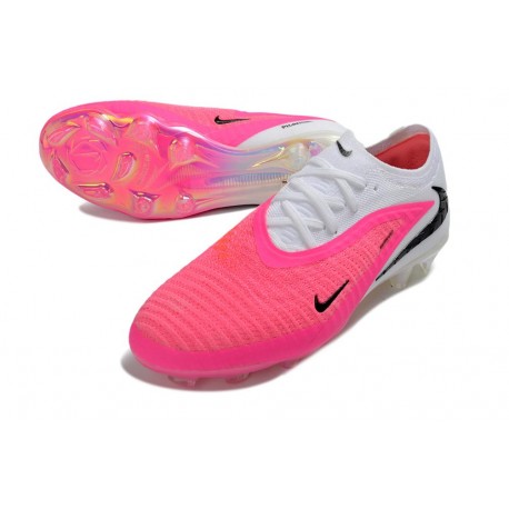 Scarpa Nike Phantom 6 Elite Low FG Rosa Bianco