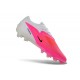 Scarpa Nike Phantom 6 Elite Low FG Rosa Bianco