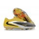 Scarpa Nike Phantom 6 Elite Low FG Nero Giallo Argento