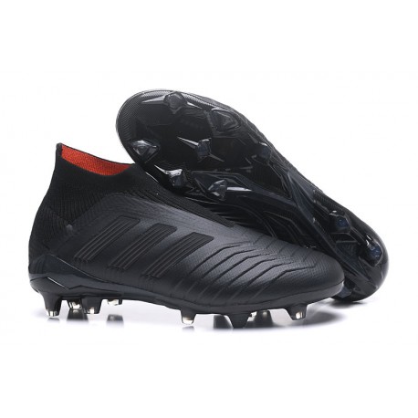 Scarpe Calcio Adidas Predator 18+ FG - Tutto Nero