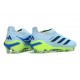 Scarpa Nuovo adidas Predator Elite Laceless FG Blu