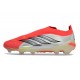 Scarpa Nuovo adidas Predator Elite Laceless FG Rosso Bianco Nero