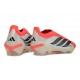 Scarpa Nuovo adidas Predator Elite Laceless FG Rosso Bianco Nero