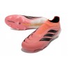 Scarpa Nuovo adidas Predator Elite Laceless FG Rosa Nero