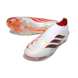 adidas Scarpe da Calcio Predator Elite LL FG Bianco Rosso Nero