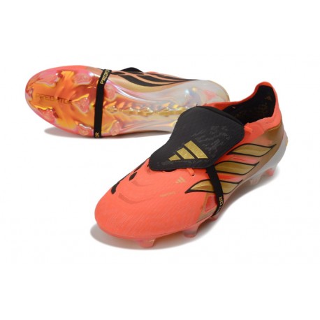 Scarpe da Calcio adidas Predator 26 Elite FT FG Arancione Oro Nero