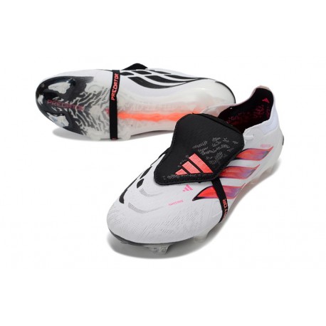 Scarpe da Calcio adidas Predator 26 Elite FT FG Bianco Rosso Nero