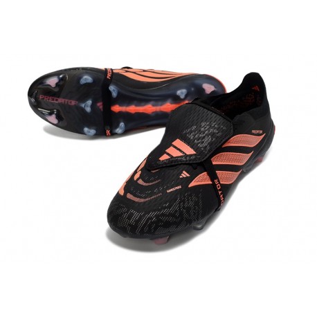 adidas Predator Elite Foldover Tongue FG Nero Arancione