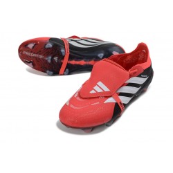 adidas Predator Elite Foldover Tongue FG Rosso Nero Bianco