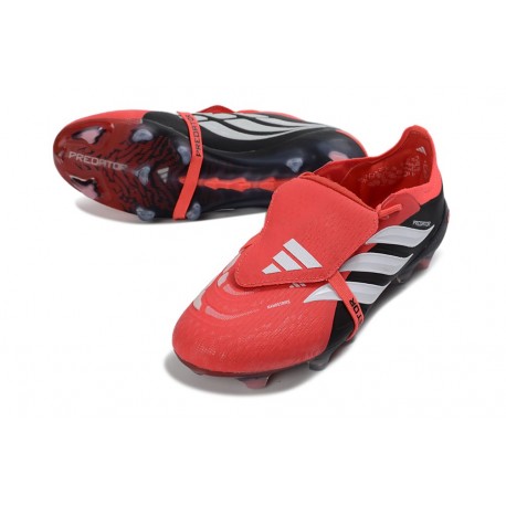 adidas Predator Elite Foldover Tongue FG Rosso Nero Bianco