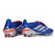 adidas Predator Elite Foldover Tongue FG Blu Argento Rosso