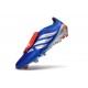 adidas Predator Elite Foldover Tongue FG Blu Argento Rosso