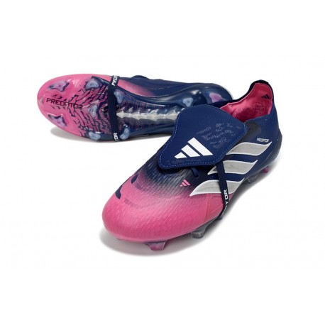 adidas Predator Elite Foldover Tongue FG Blu Rosa Argento