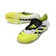 adidas Predator Elite Foldover Tongue FG Bianco Nero Giallo