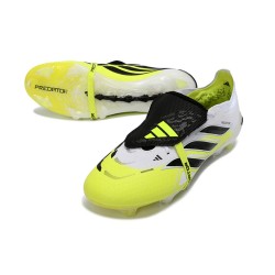 adidas Predator Elite Foldover Tongue FG Bianco Nero Giallo