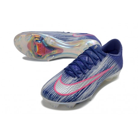 Scarpa Nike Air Zoom Mercurial Vapor 17 Elite FG Blu Argento