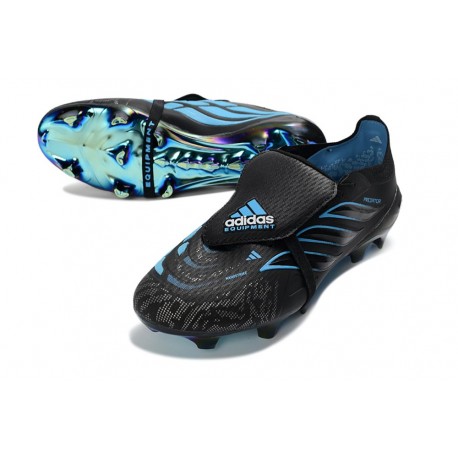 adidas Predator Elite Foldover Tongue FG Nero Core Equipment Verde