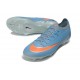 Nike Scarpe Zoom Mercurial Vapor XVII Elite FG Blu Arancione