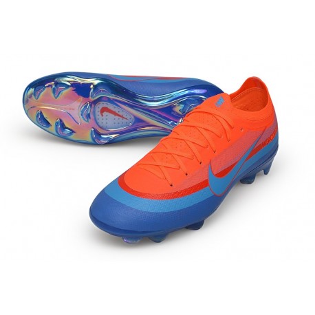 Nike Scarpe Zoom Mercurial Vapor XVII Elite FG Arancione Blu