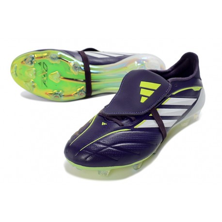 adidas Predator Elite Foldover Tongue FG Nero Bianco Verde