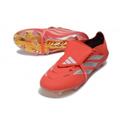 adidas Predator Elite Foldover Tongue FG Rosso Argento
